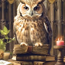 Схема вышивки «owlbook»