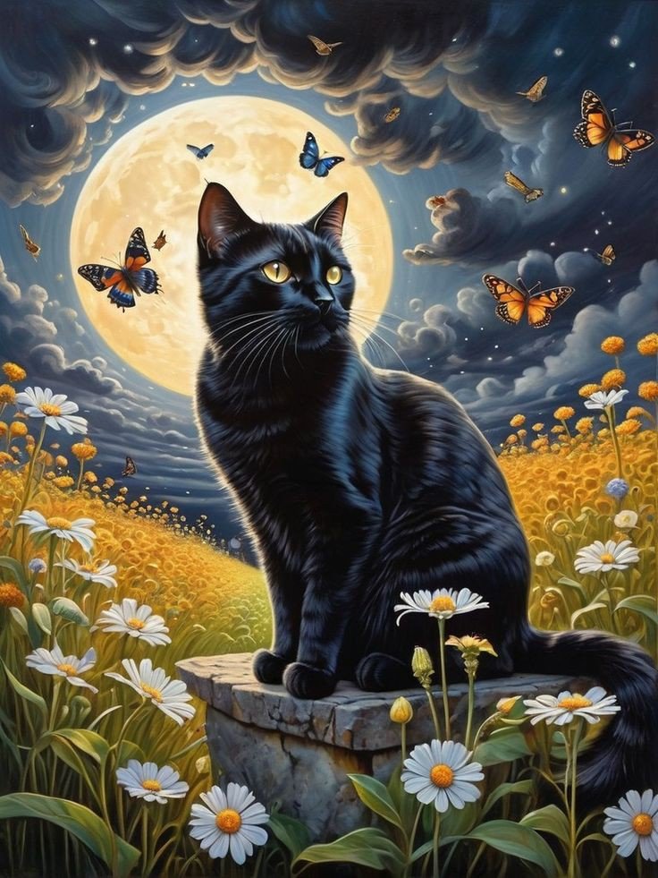 Чёрный кот - оригинал