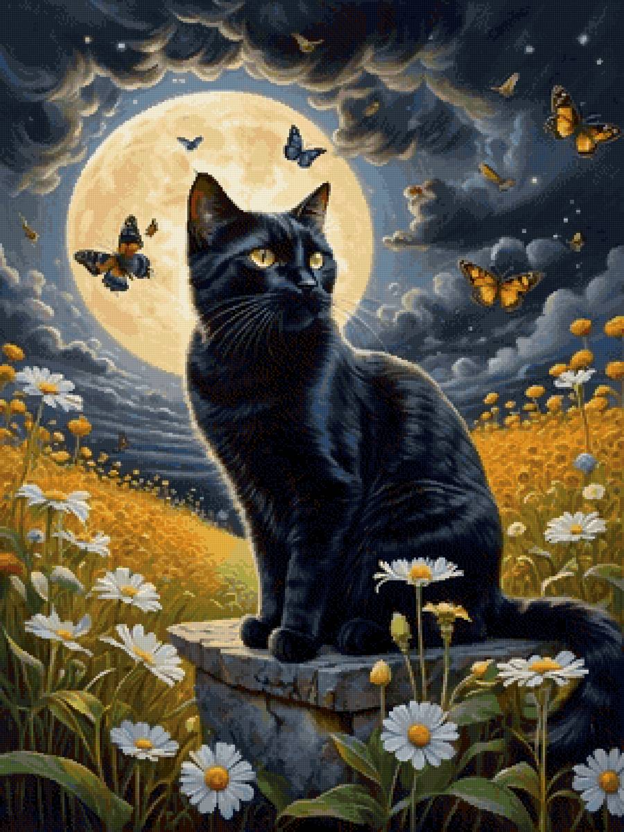 Чёрный кот - предпросмотр