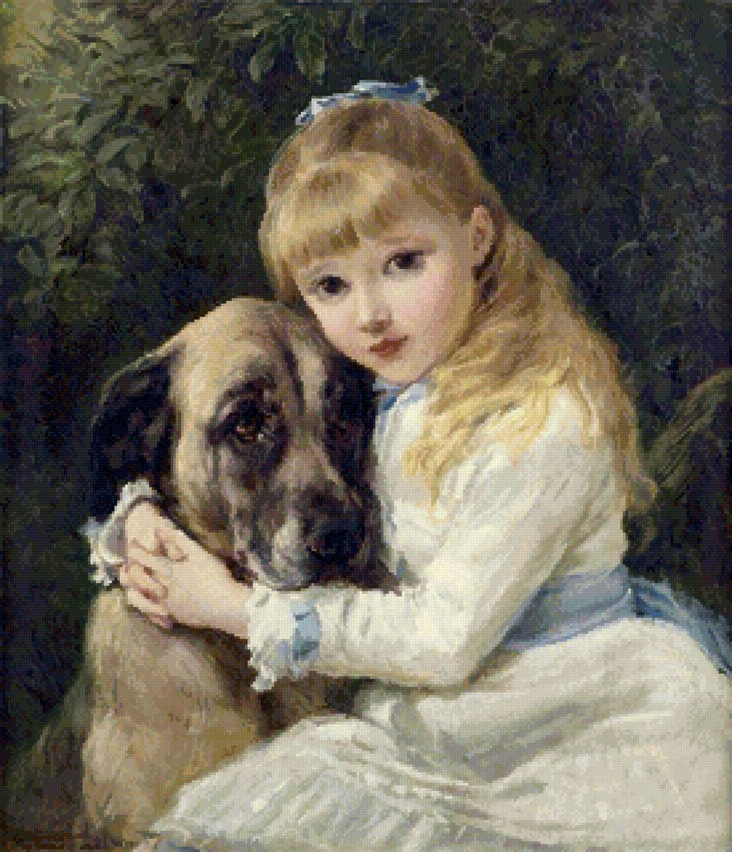 №2759517 - девочка, собака, портрет, ребенок - предпросмотр