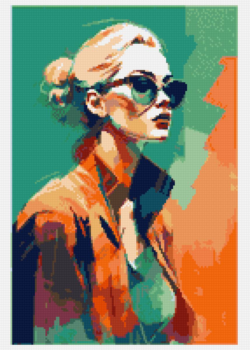 Девушка - арт, портрет, девушка - предпросмотр