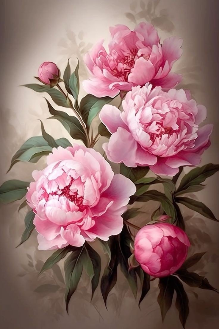 И лишь пиона тонкий аромат.... - оригинал