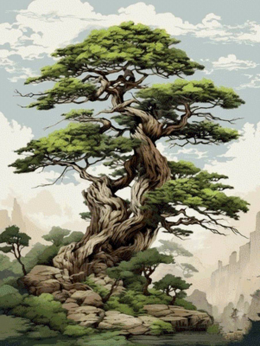 старый дуб - природа, дерево - предпросмотр