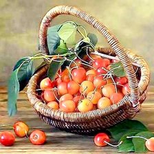 Схема вышивки «Cos cu cirese»