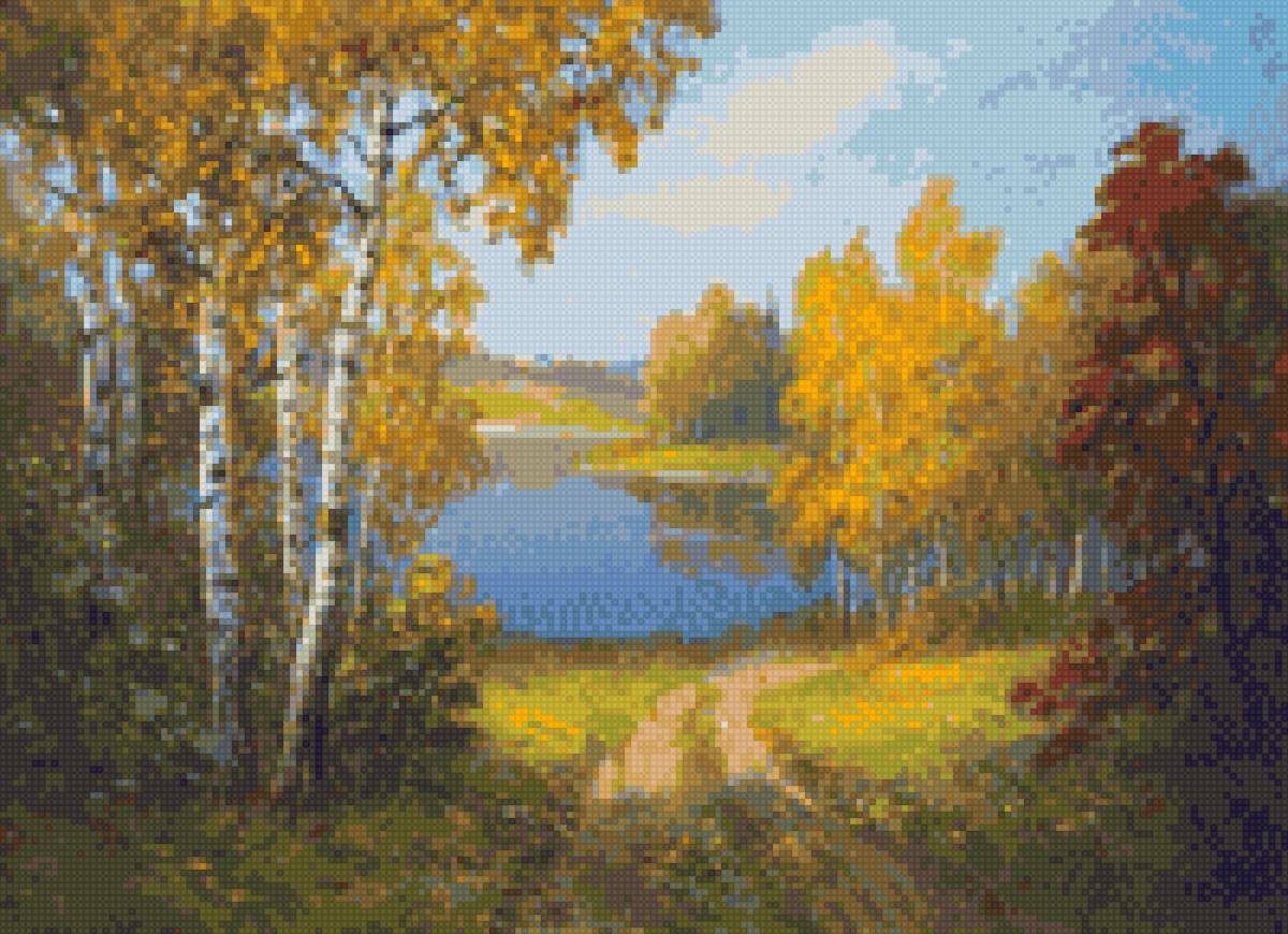 осенний пейзаж - предпросмотр