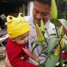 Схема вышивки «ông và cháu»