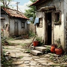 Схема вышивки «House»