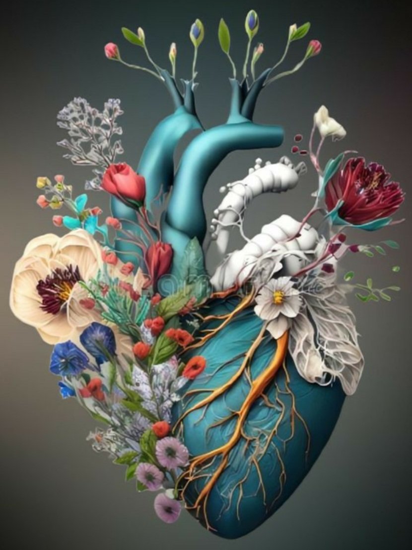 Цветущее сердце - оригинал