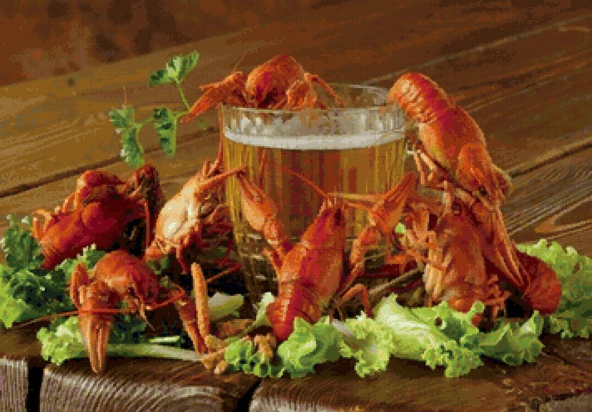 натюрморт с раками - предпросмотр