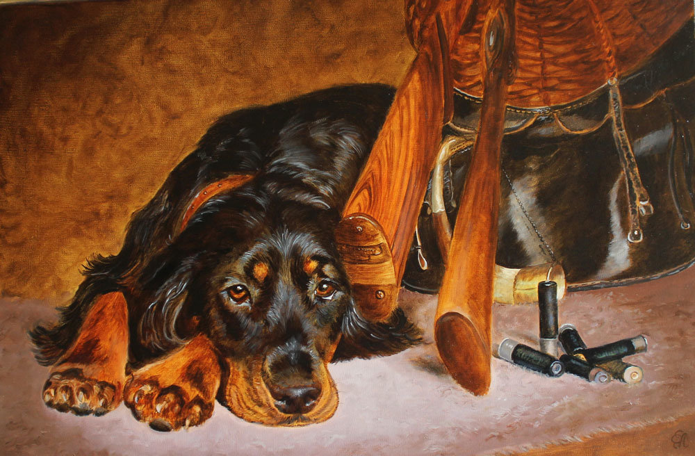 В думах о былом... Елена Лютчер - русские художники - оригинал