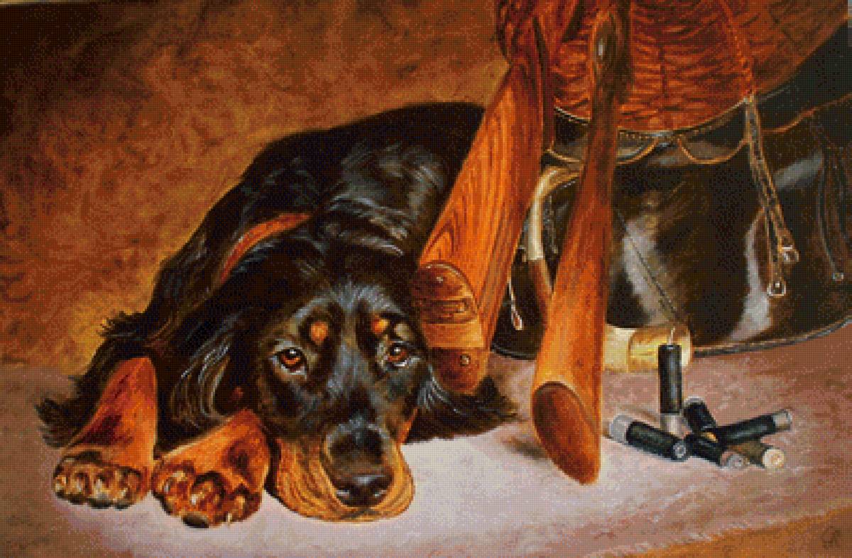 В думах о былом... Елена Лютчер - русские художники - предпросмотр