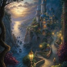 Схема вышивки «Замок3»