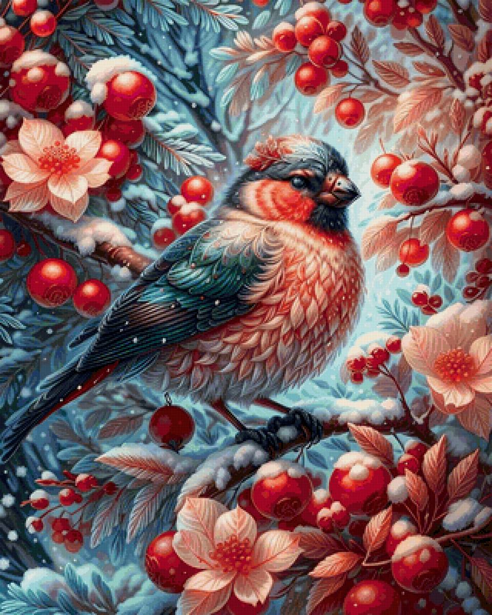 птица - арт - предпросмотр