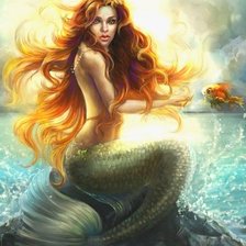 Схема вышивки «Русалка»