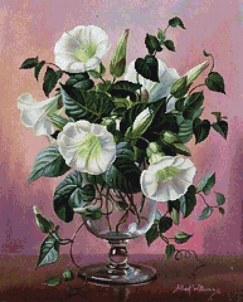 №2766922 - букет, до 240 крестиков, альберт вильямс - предпросмотр