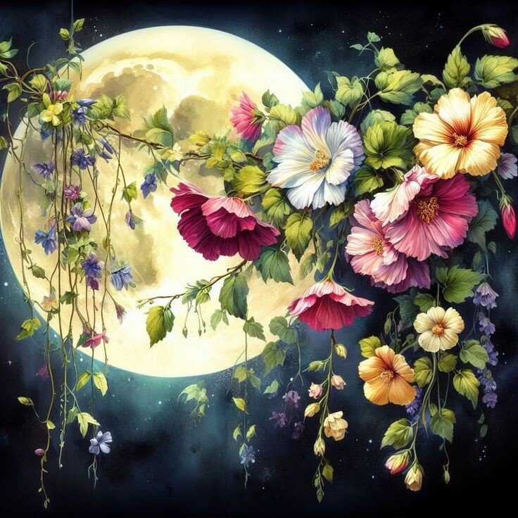 Цветущая луна - оригинал
