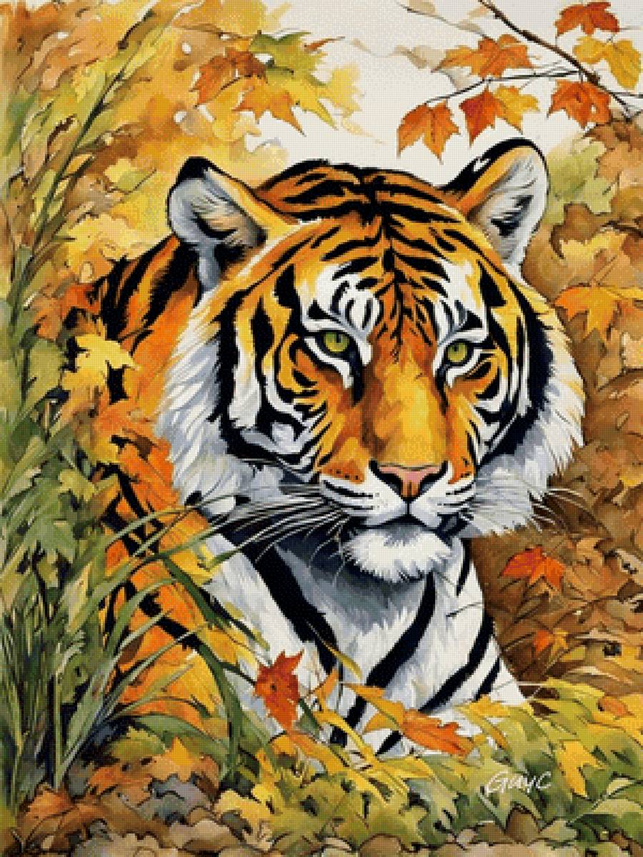 Тигр - художники - предпросмотр