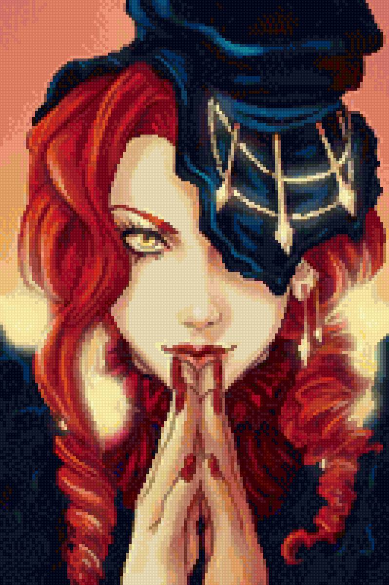 Красная загадка - девушка, красноволосая - предпросмотр