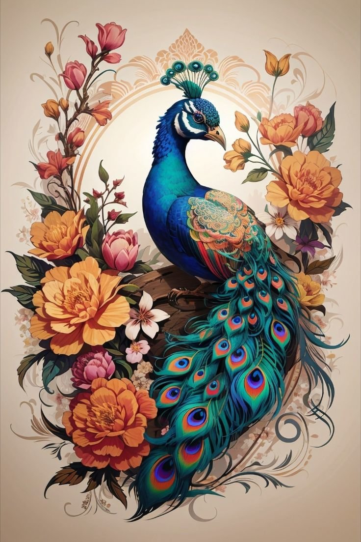 павлин - павлин - оригинал