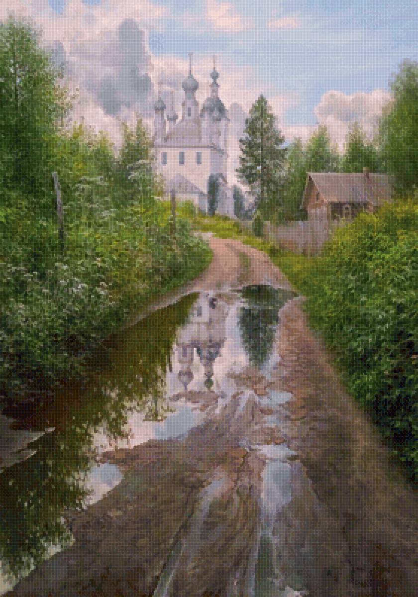 После дождя - лето, отражение - предпросмотр