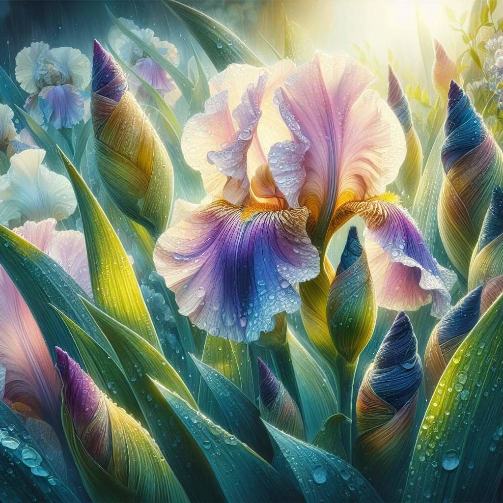 Irisi - flori - оригинал