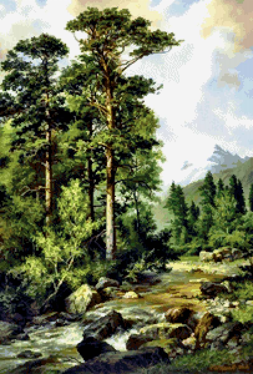 горный ручей - предпросмотр