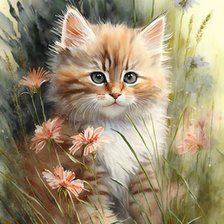 Схема вышивки «Персик»