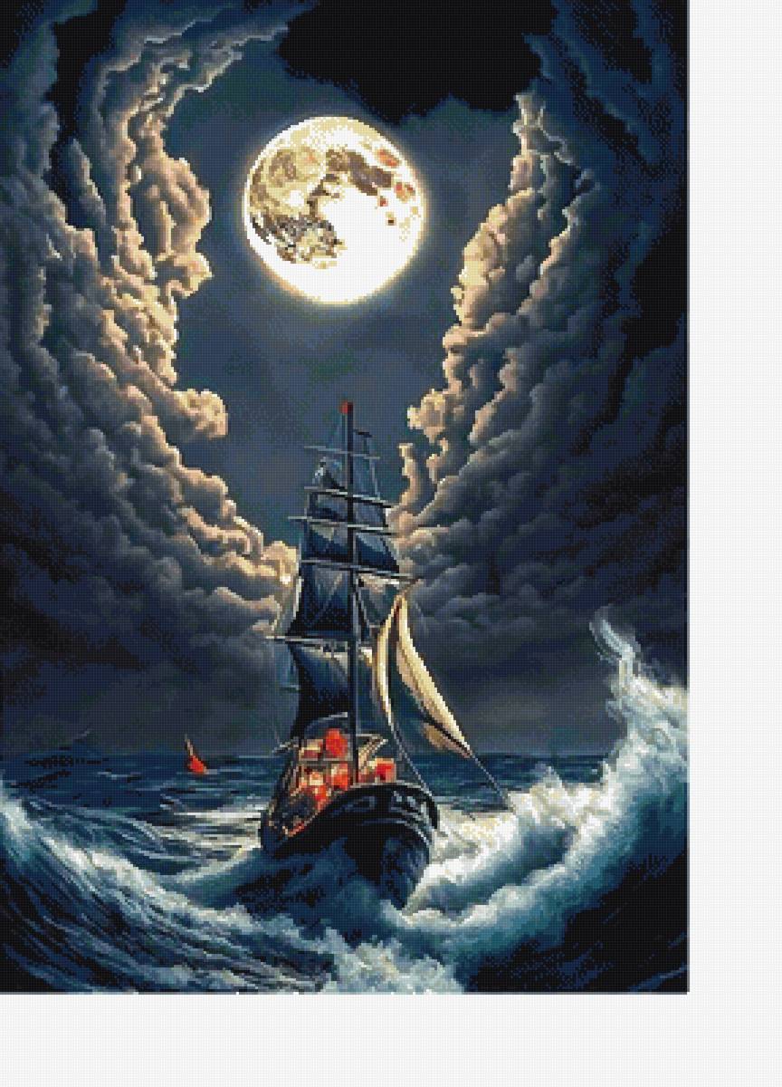 Ночь....    253х365 - предпросмотр