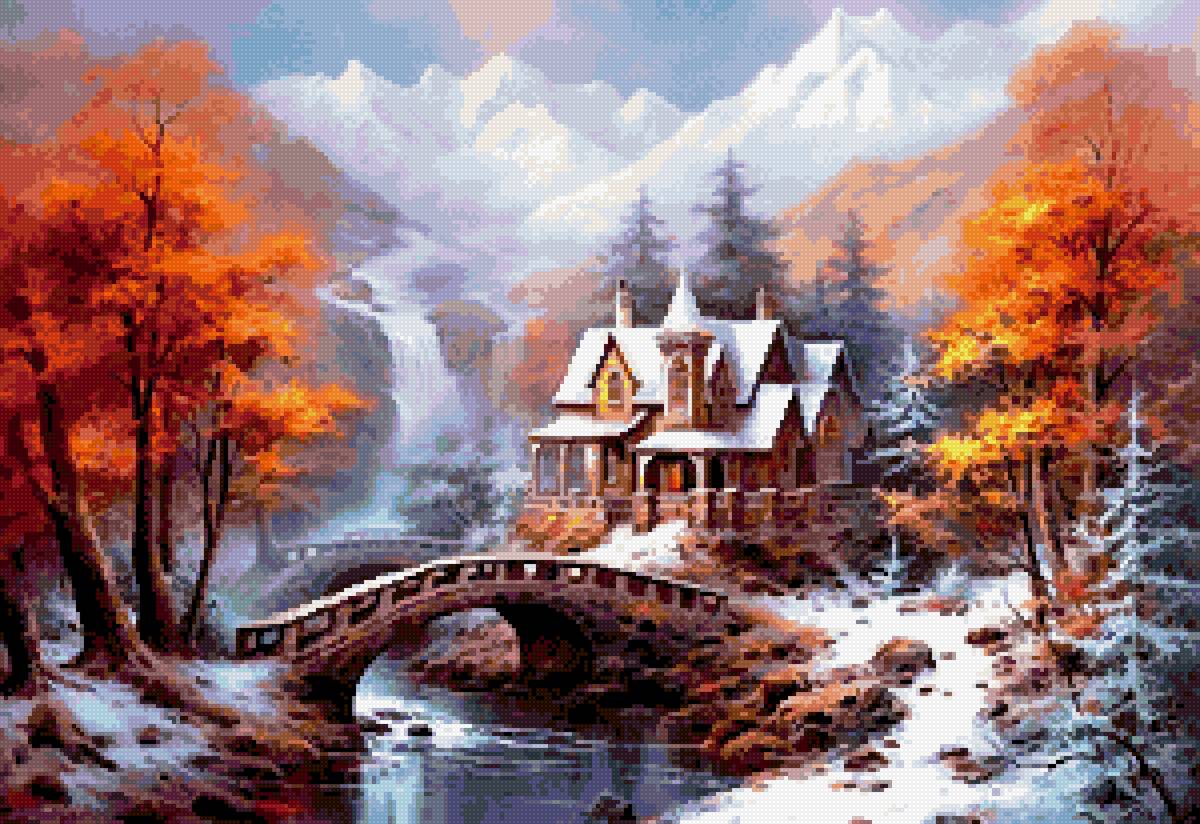 осень в горах - предпросмотр