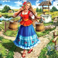 Схема вышивки «765432»