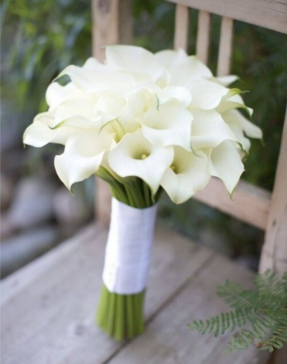 Калы - калы, букет невесты, цветы - оригинал