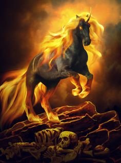 огненная кобылица - конь, лошадь - оригинал