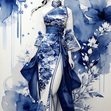 Схема вышивки «Принцесса Голубой Гиацинт»