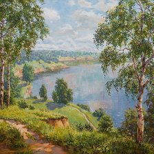 Схема вышивки «Родные просторы»