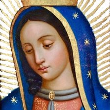 Схема вышивки «virgen de Guadalupe»