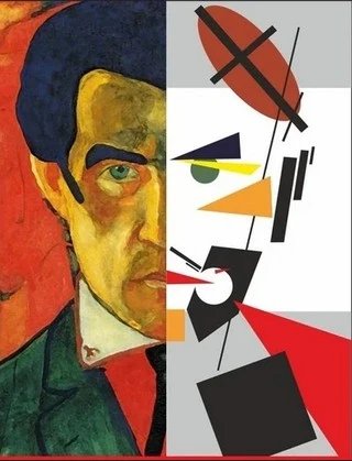 Казимир Малевич Автопортрет - абстракционизм, живопись, малевич, портрет - оригинал