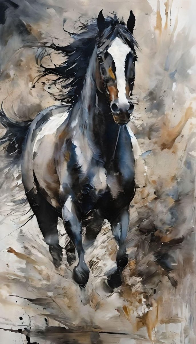 Лошадь. Акварель - художники - оригинал