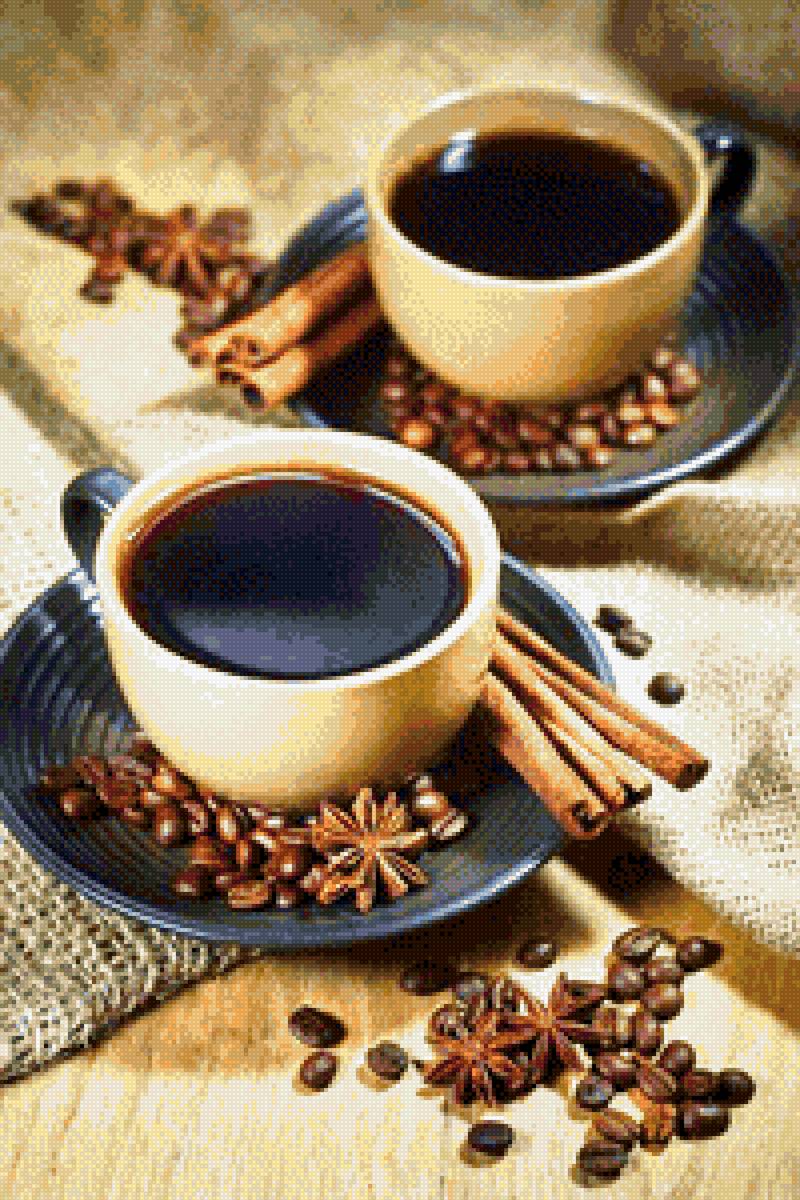 кофе - ужин, вечер, отдых, свидание, кофе, чашки, кухня - предпросмотр