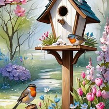 Схема вышивки «Весна»