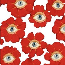 Схема вышивки «flores con ojos»