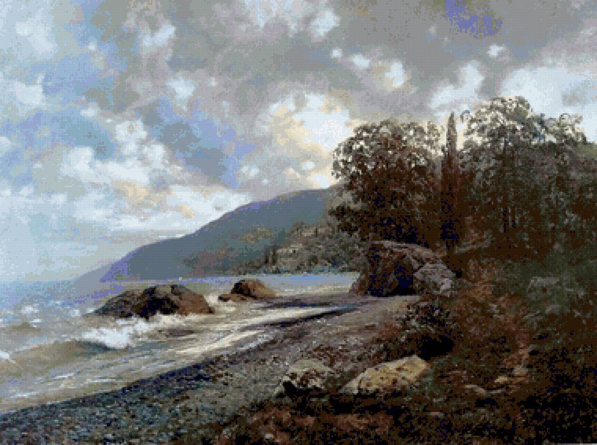 Крымский пейзаж - пейзаж, левитан - предпросмотр