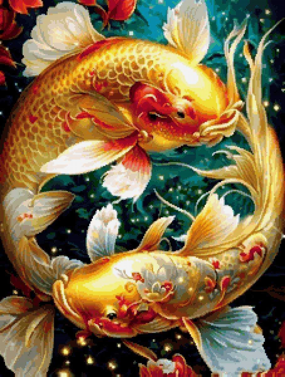 золотые рыбки - предпросмотр