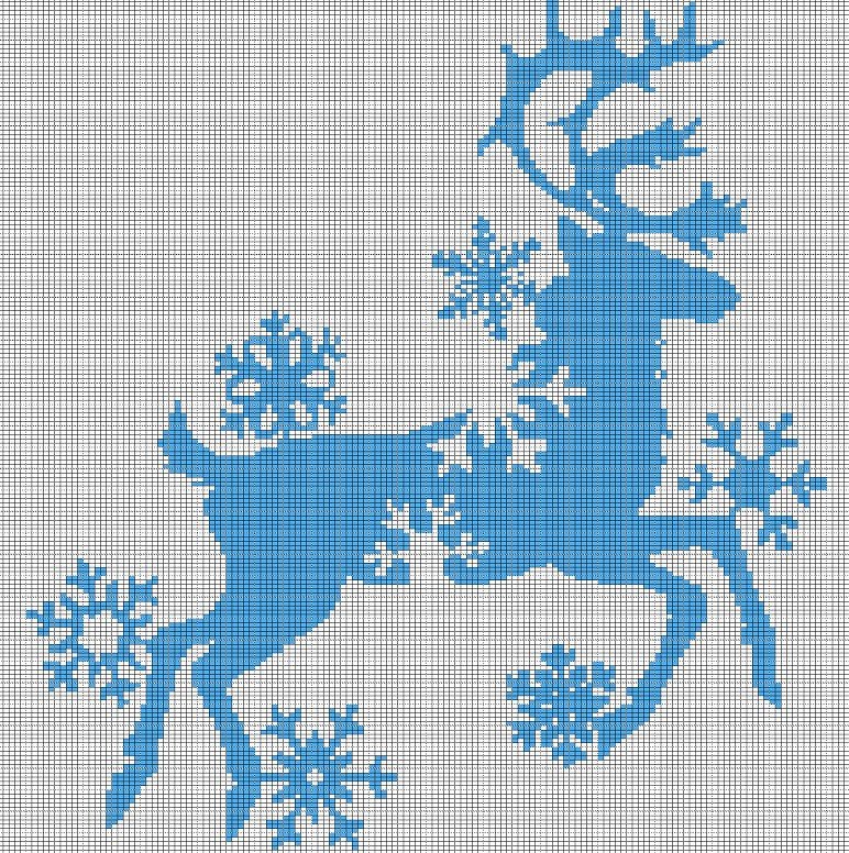 олени - олени, монохром - оригинал