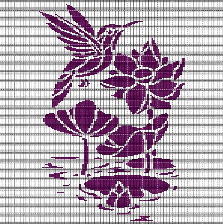 колибри - колибри, монохром - оригинал