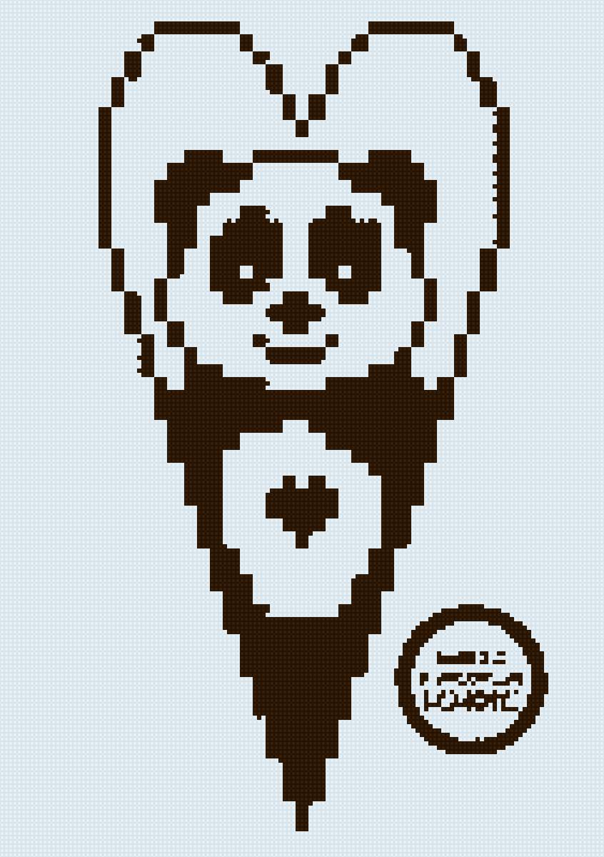 медведи - монохром - предпросмотр