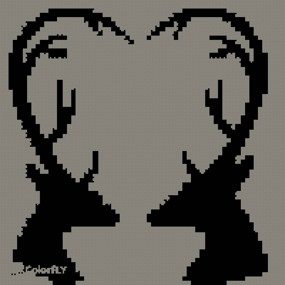 олени - монохром - предпросмотр