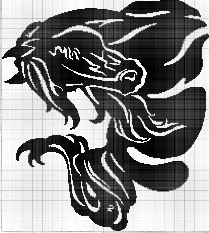cavallo - монохром - оригинал
