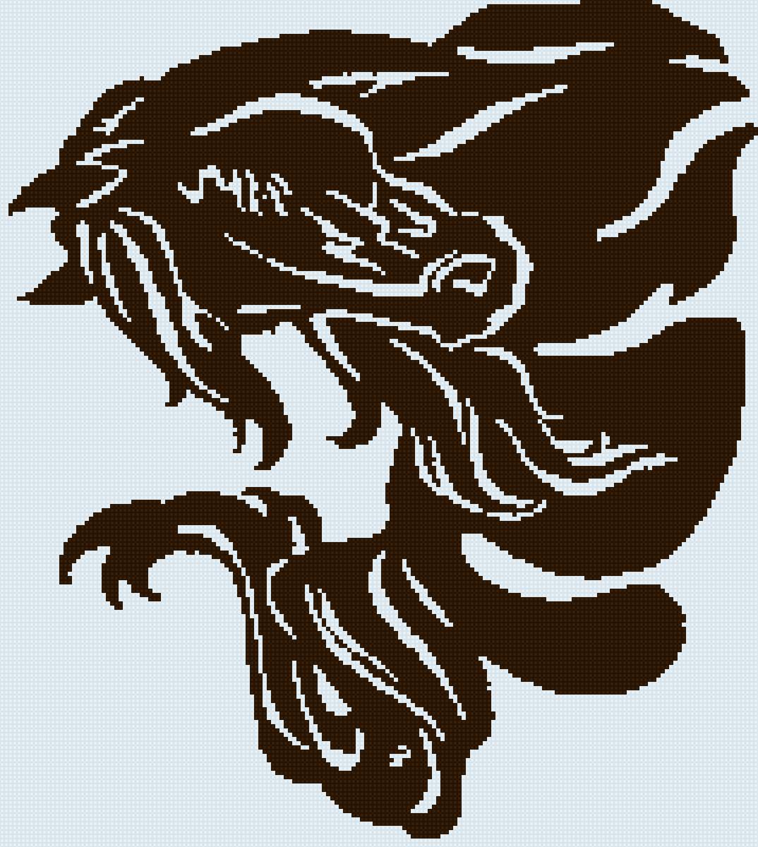 cavallo - монохром - предпросмотр