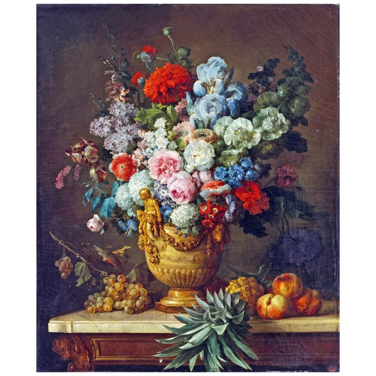 Анна Валайе-Костер Ваза с цветами - живопись, цветы, натюрморт - оригинал