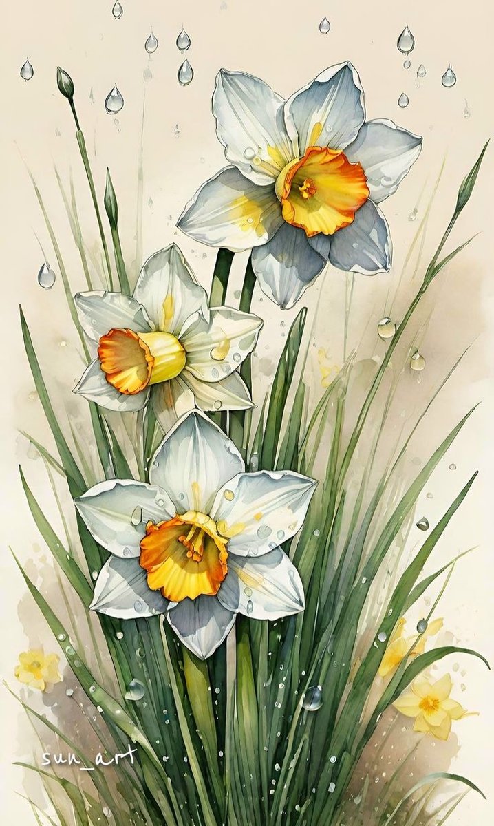 Нарциссы - нарциссы, весна, цветы - оригинал